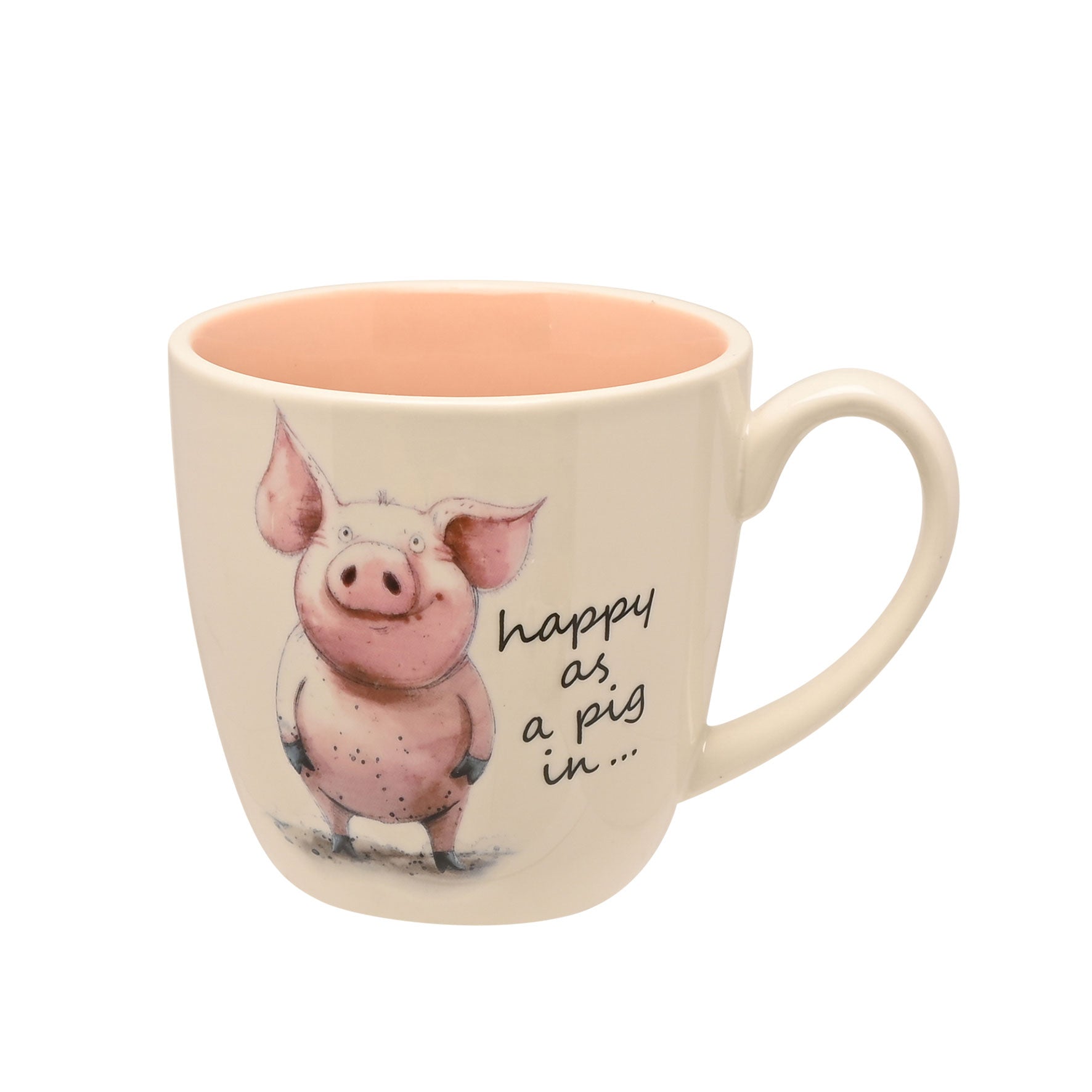 The Funny Farm Mug Happy as a Pig