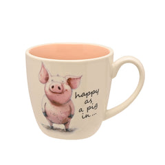 The Funny Farm Mug Happy as a Pig