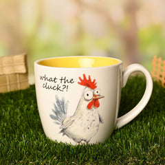 The Funny Farm Mug What the Cluck