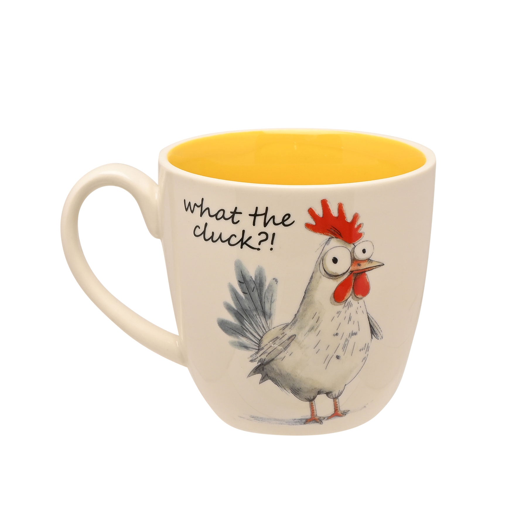 The Funny Farm Mug What the Cluck