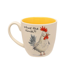 The Funny Farm Mug What the Cluck
