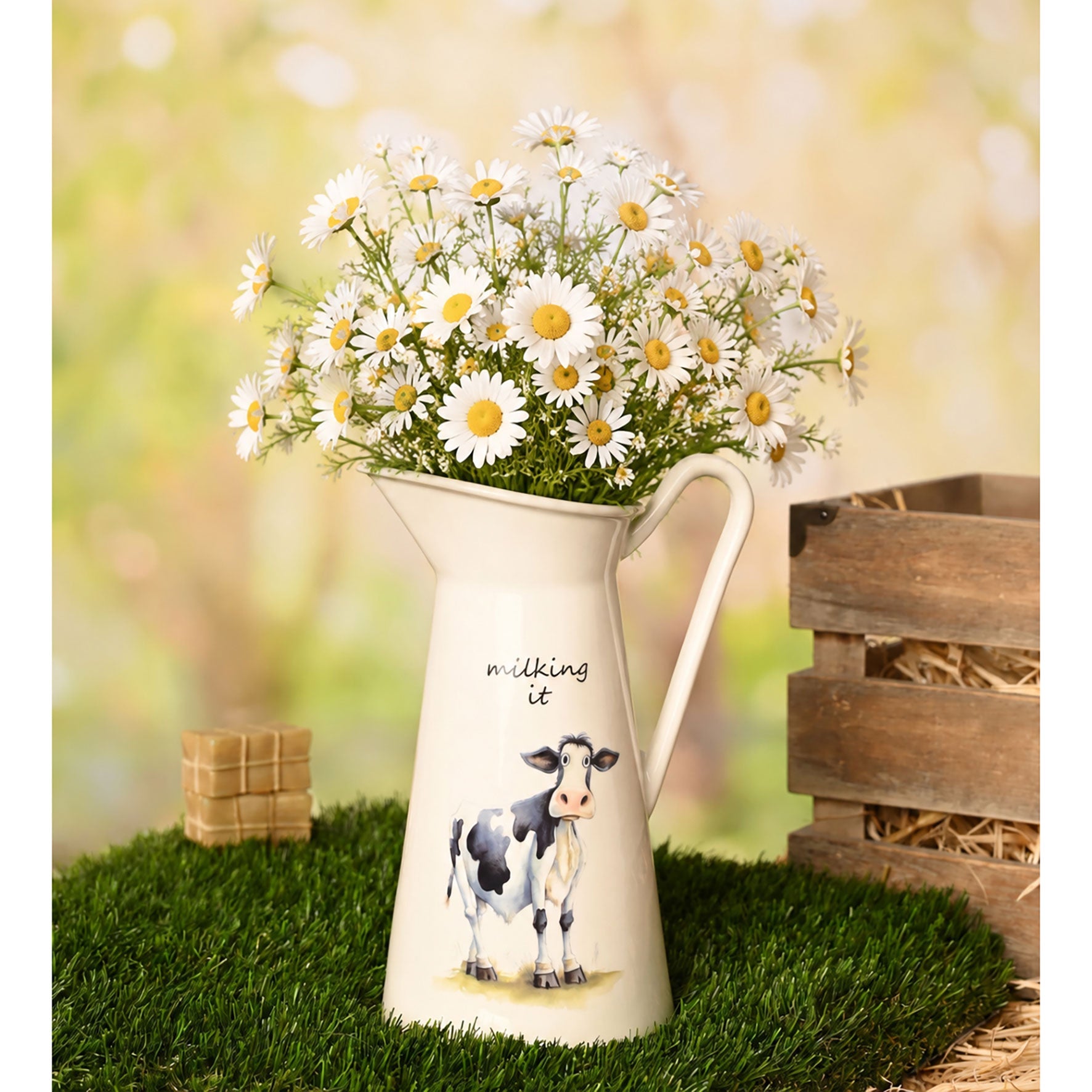 The Funny Farm Ceramic Vase Milking It