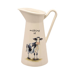 The Funny Farm Ceramic Vase Milking It