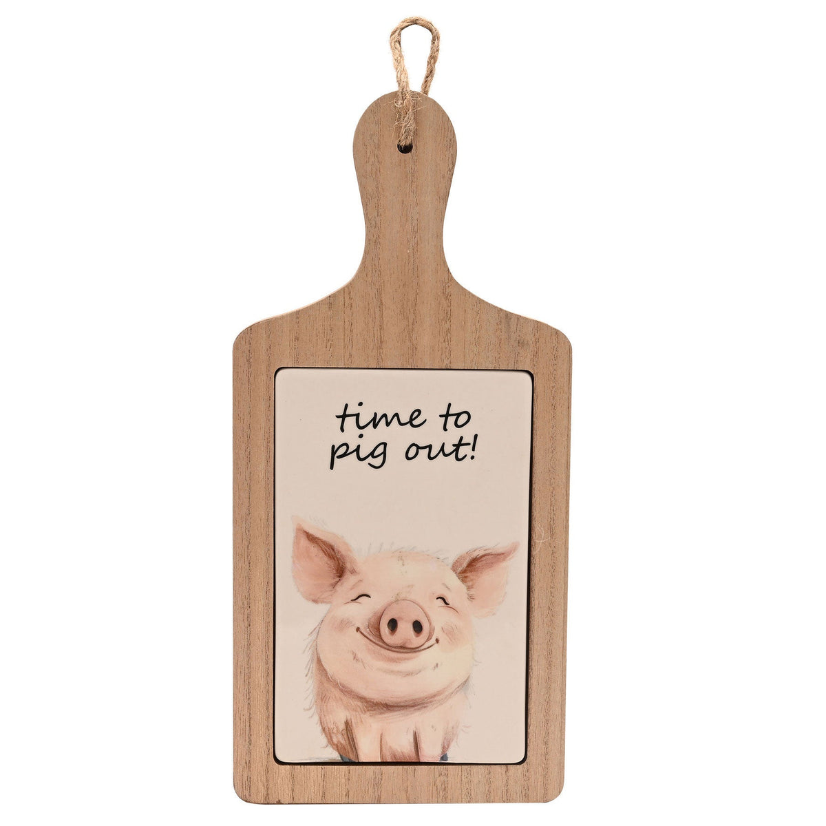 The Funny Farm Serving Board Time To Pig Out