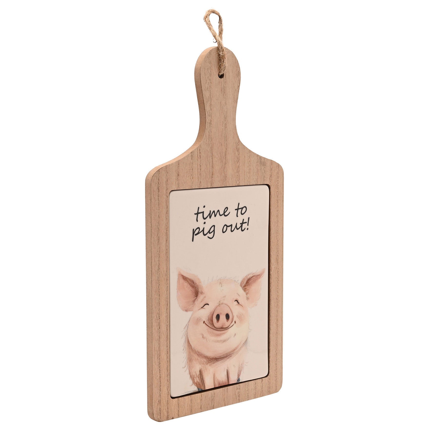 The Funny Farm Serving Board Time To Pig Out