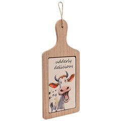 The Funny Farm Serving Board Udderly Delicious