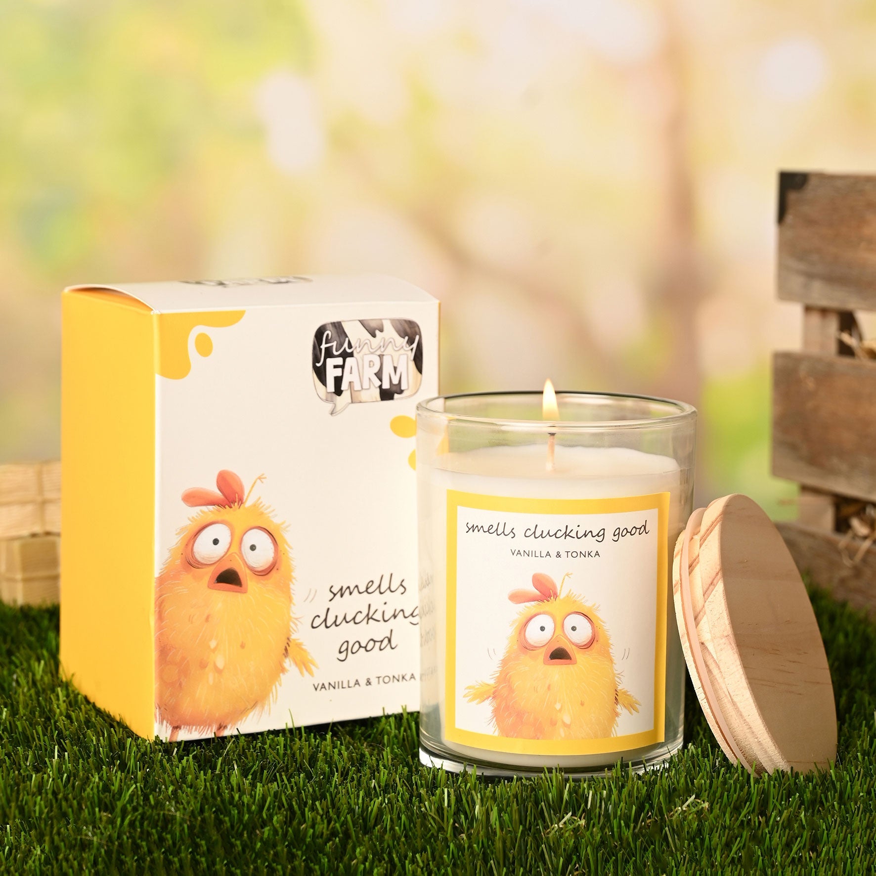 The Funny Farm Candle Smells Clucking Good
