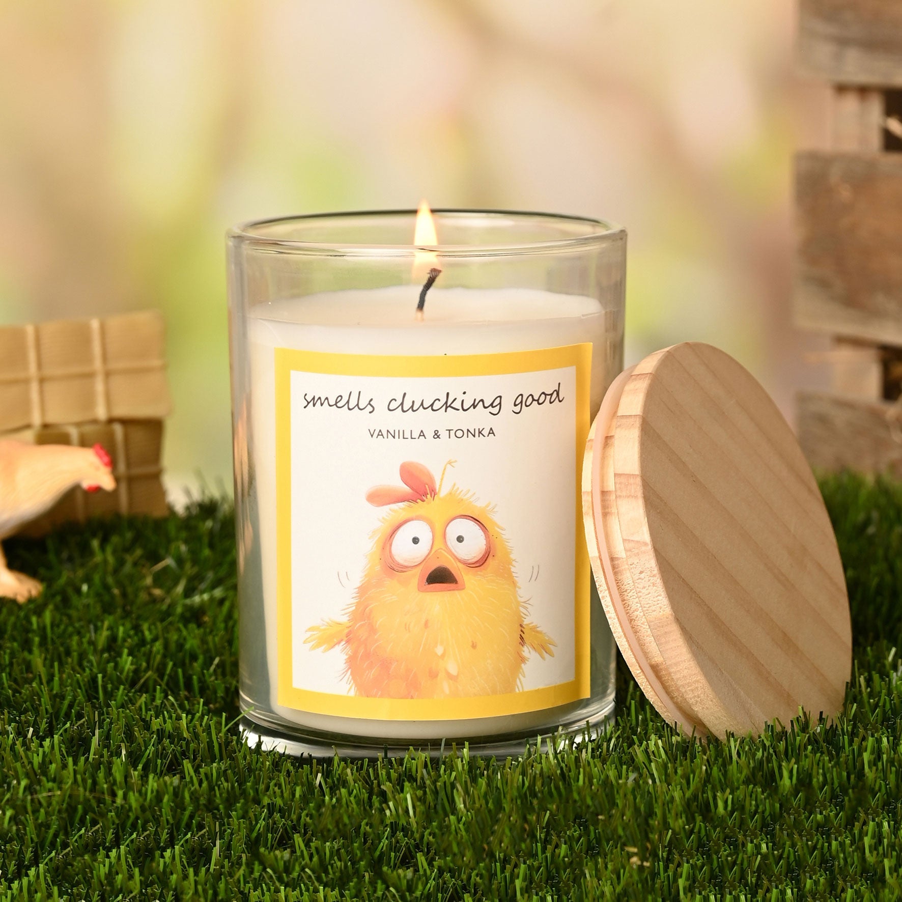 The Funny Farm Candle Smells Clucking Good