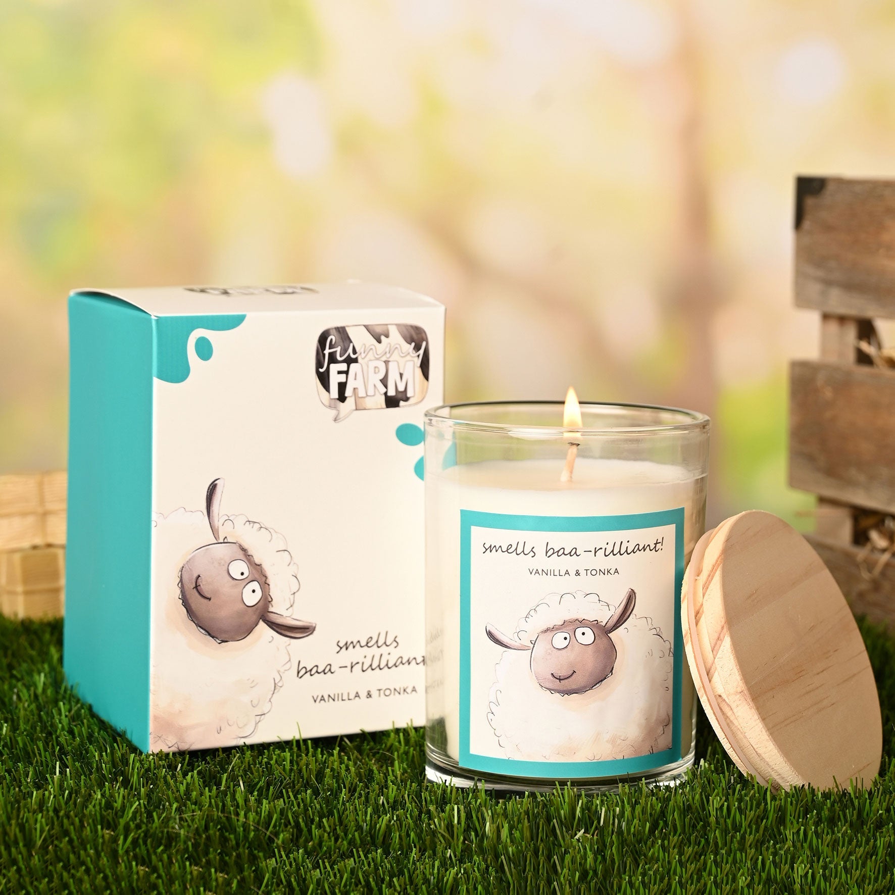 The Funny Farm Candle Smells Baa-rilliant
