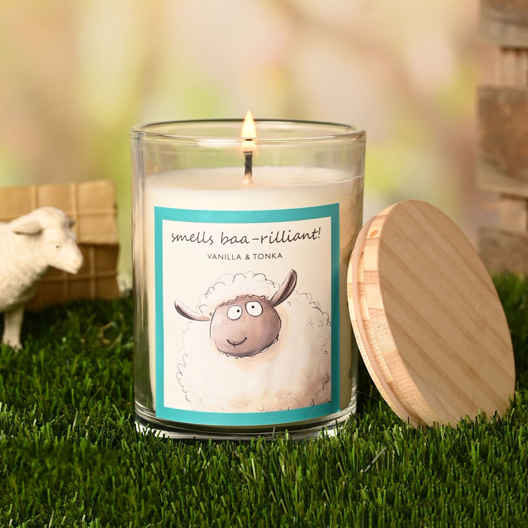 The Funny Farm Candle Smells Baa-rilliant