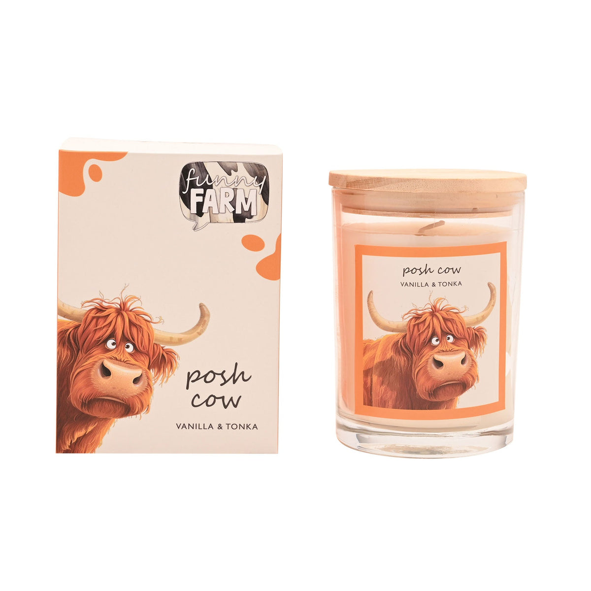 The Funny Farm Candle Posh Cow