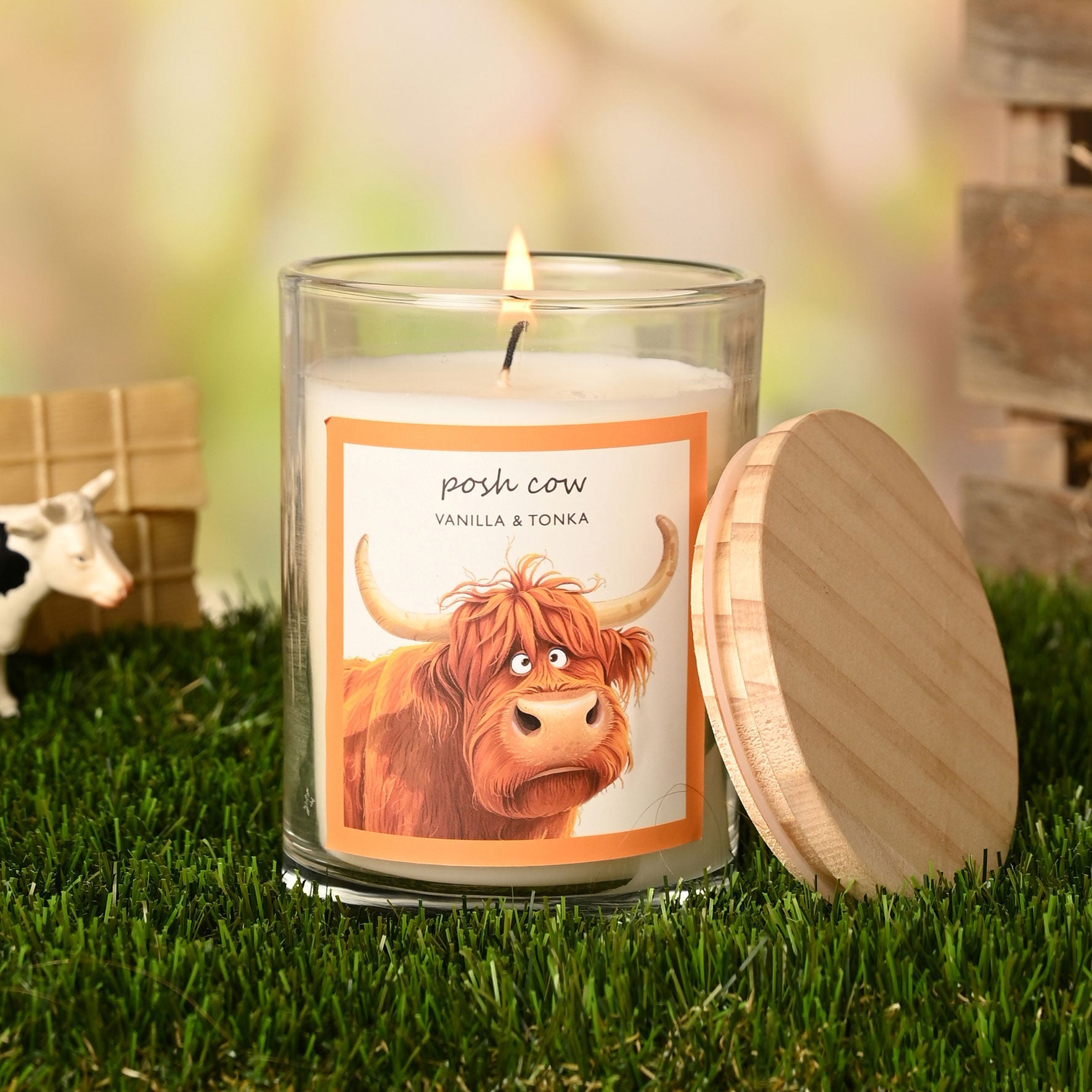 The Funny Farm Candle Posh Cow