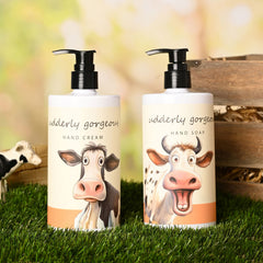 The Funny Farm Hand Soap and Hand Cream Set 500ml Udderly Gorgeous
