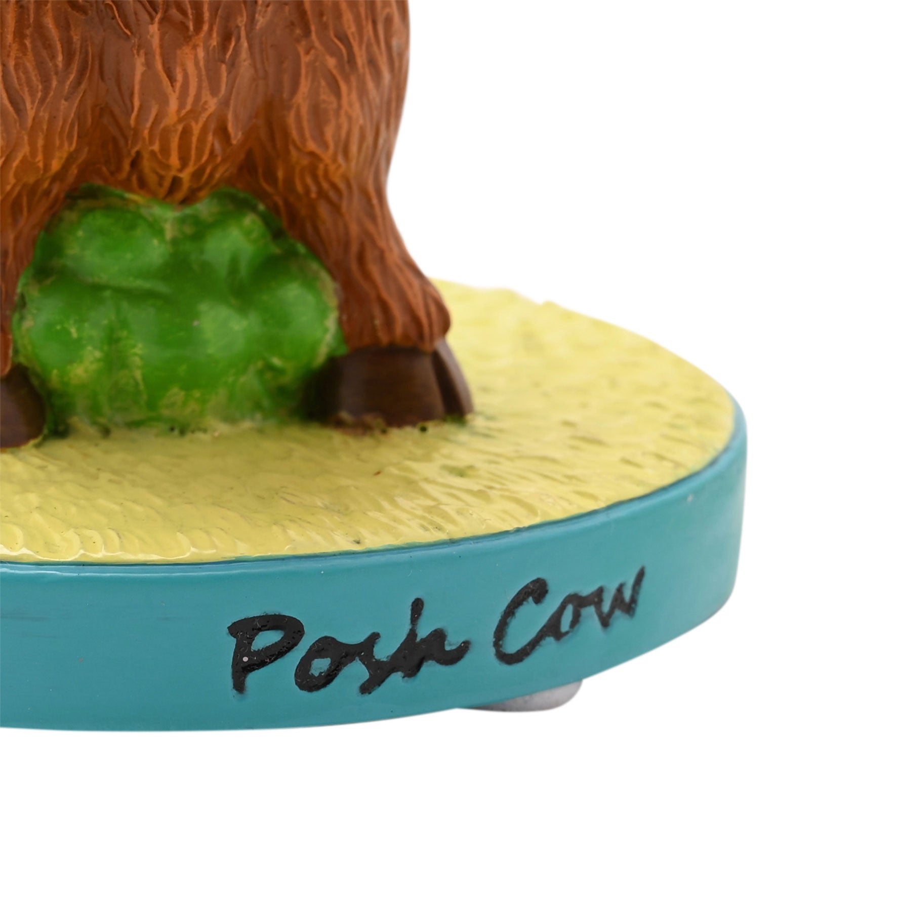 The Funny Farm Highland Cow Figurine Posh Cow