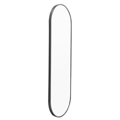 Black Oval Full Length Wall Mirror