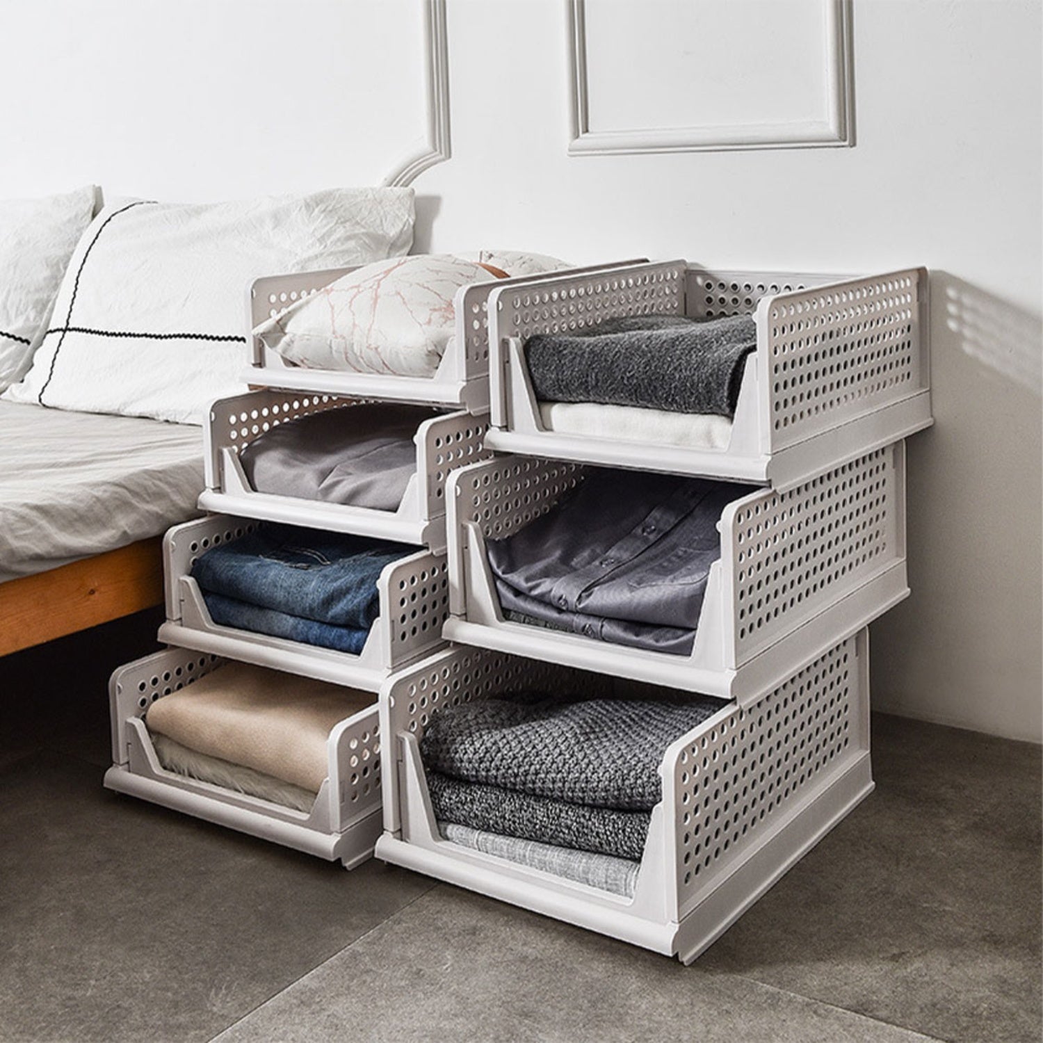 Stackable Wardrobe Storage Organiser