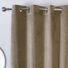 Casa Mocha Blackout Eyelet Curtains