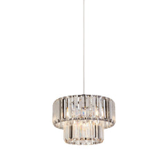 Chrome And Clear Ceiling Light Shade