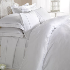 White 1000 Thread Count 100% Cotton Extra Deep (40cm) Fitted Sheet