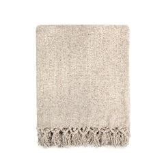 Darcy Dove Grey Chenille Throw