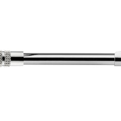 Chrome Diamante Extendable Curtain Pole