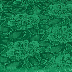 Damask Rose Green Jacquard Table Cloth