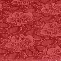 Damask Rose Red Jacquard Table Cloth
