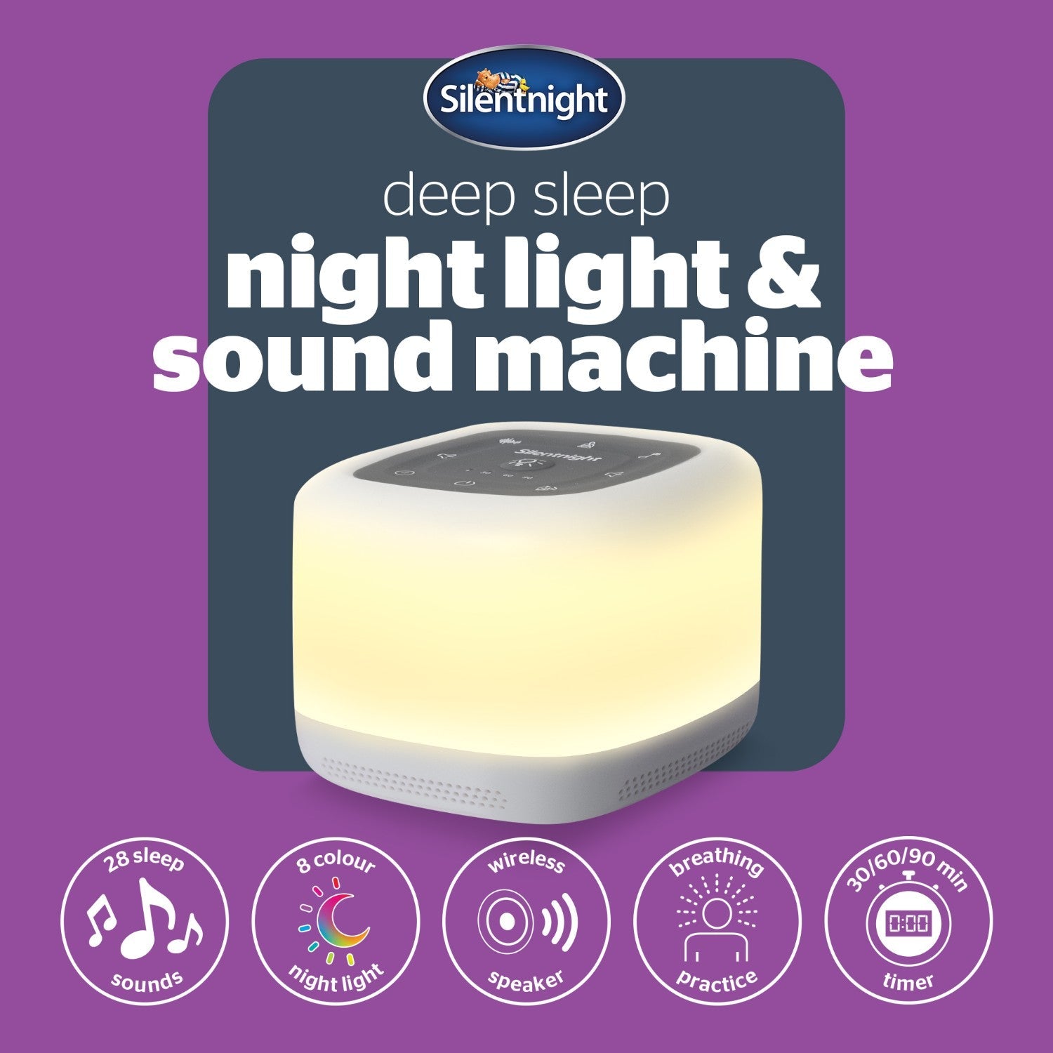 Silentnight Deep Sleep Night Light & Sound Machine