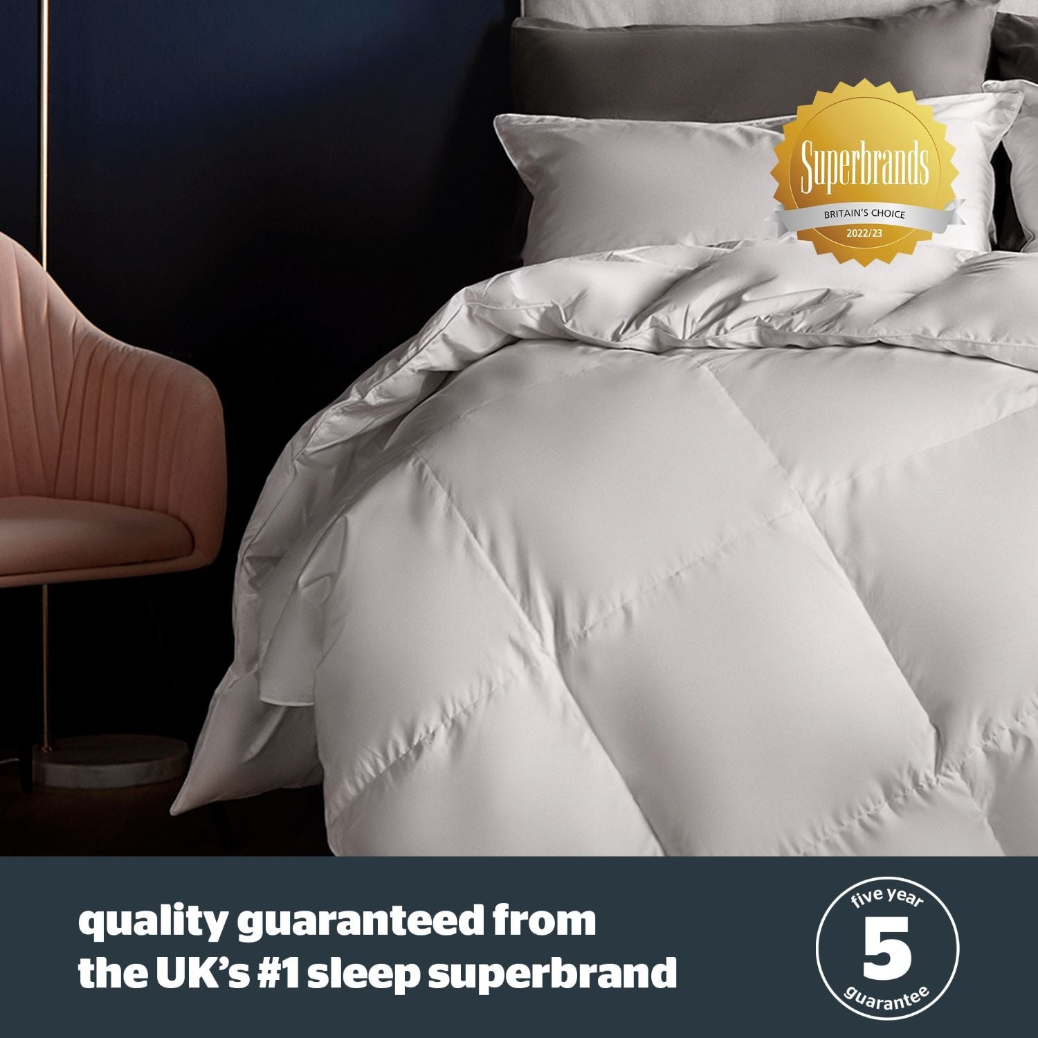 Silentnight Duck Feather And Down Anti Allergy 13.5 Tog Duvet
