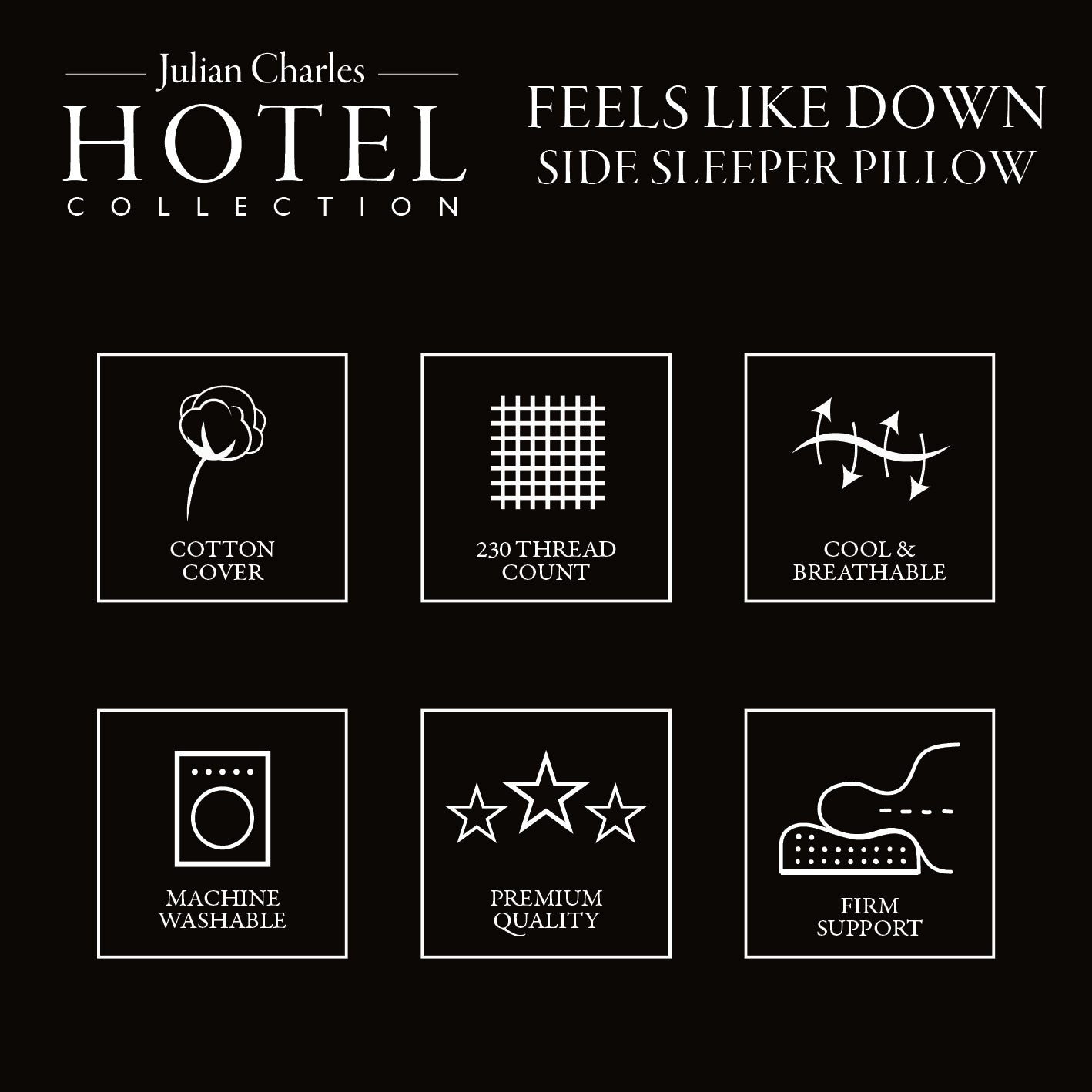 Feels Like Down Hotel Side Sleeper Pillow