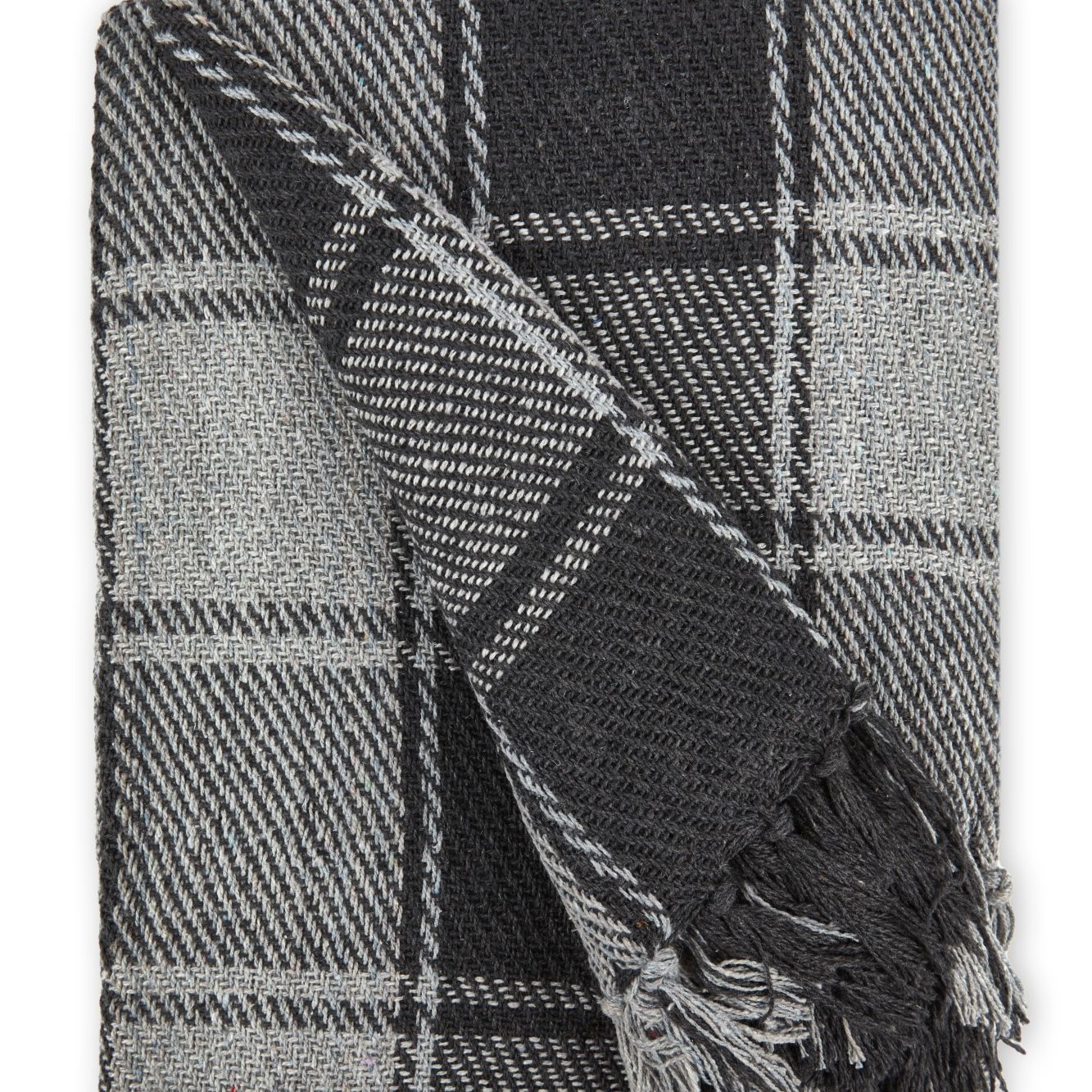 Charcoal Frisco Recycled Cotton Throw