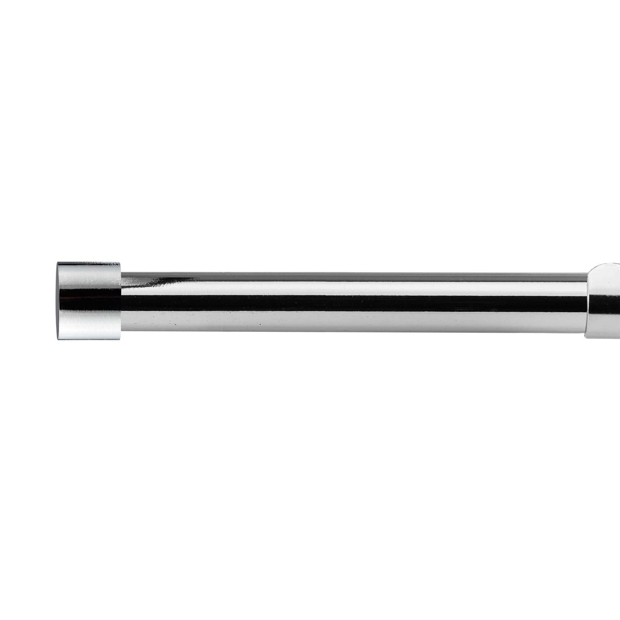 Chrome Full Stop Extendable Curtain Pole