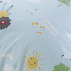 Farmyard Friends Blue Reversible Kids Duvet Set