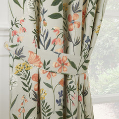 Meadow Floral Multi Pencil Pleat Curtains