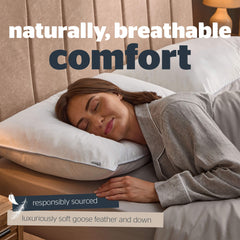 Silentnight Goose Feather And Down Pillow