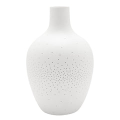Hestia White Tall Ceramic Table Lamp