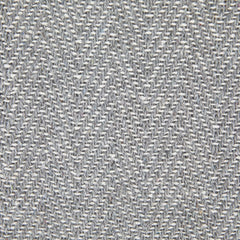 Herringbone Silver Grey Recycled Cotton Throw