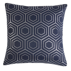 Hartford Navy Velvet Cushion Cover (Pair)