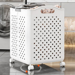 Foldable White Large Laundry Basket