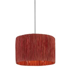 Red Raffia Light Shade (40cm)