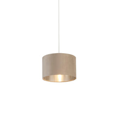 Taupe Velvet Light Shade (27cm)