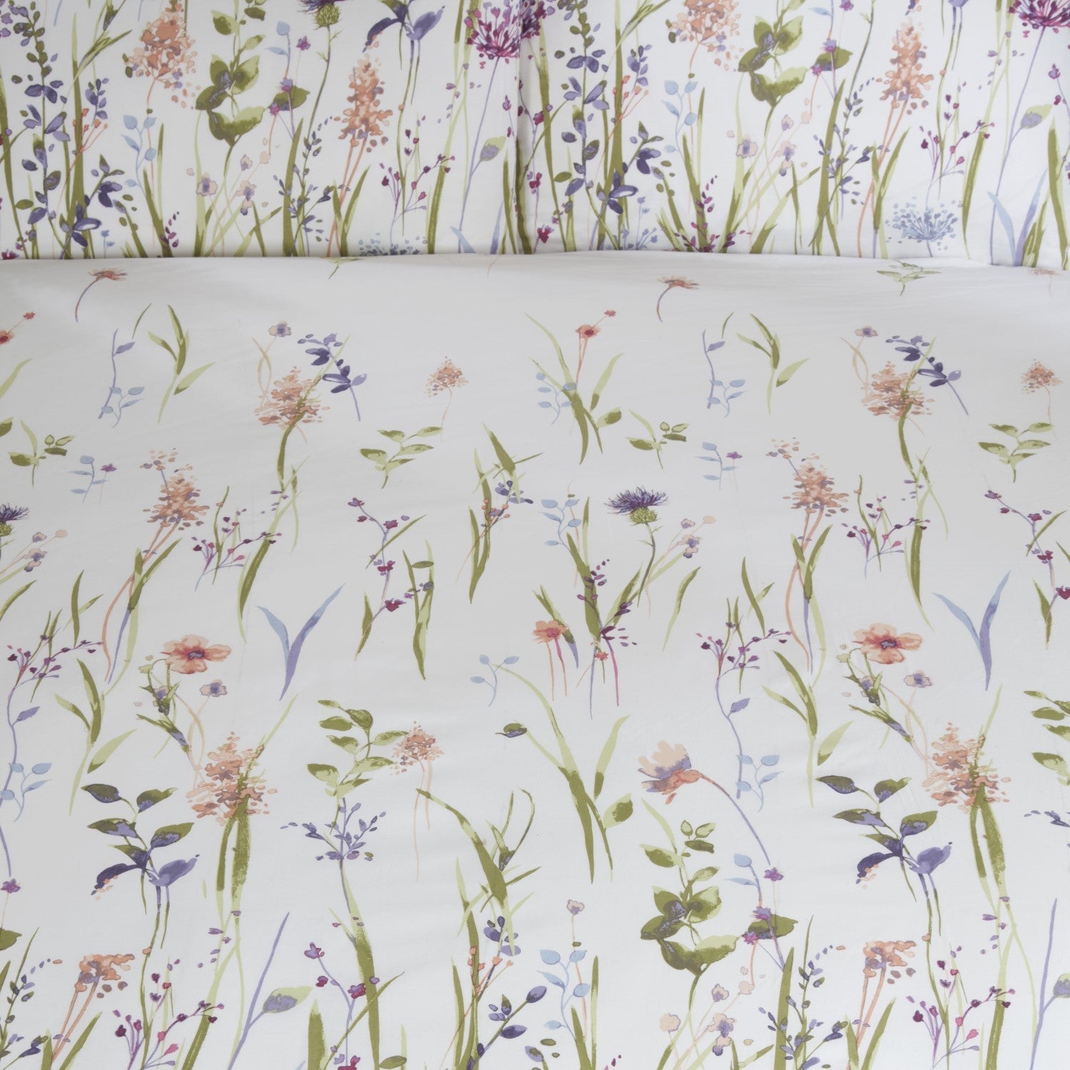 Hampshire Meadow Floral Print Reversible Duvet Set