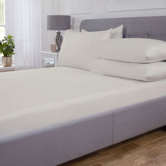 Cool Comfort Ivory Cotton Lyocell Fitted Sheet