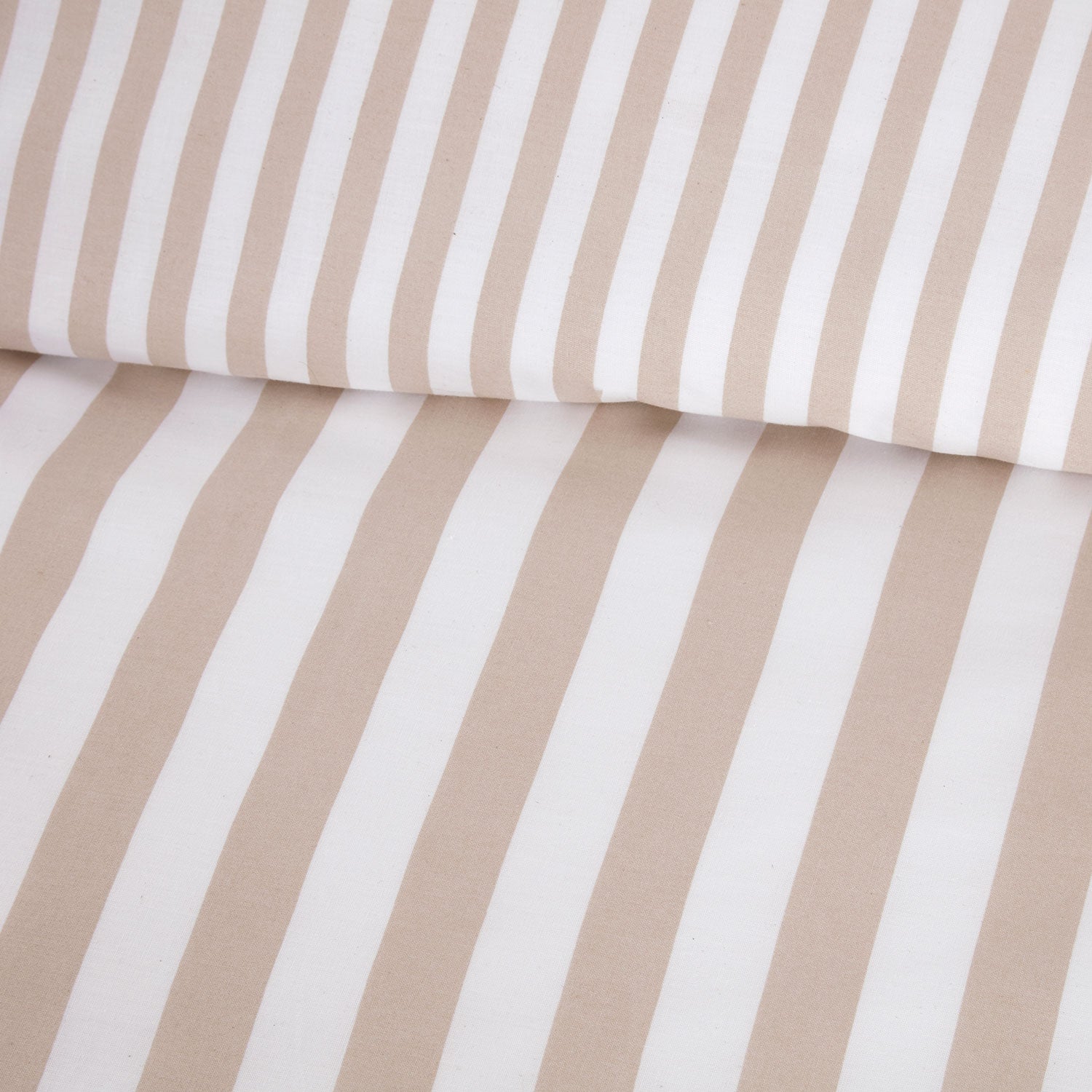 Cool Comfort Natural Stripe Cotton Lyocell Duvet Set