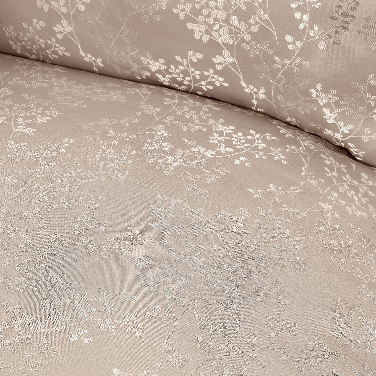 Melody Natural Luxury Jacquard Duvet Set