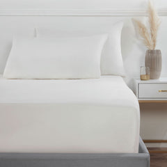 Ivory Super Soft Easycare Extra Deep (40cm) Fitted Sheet