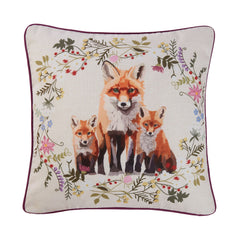 Friendly Fox Cubs Cushion (43cm x 43cm)