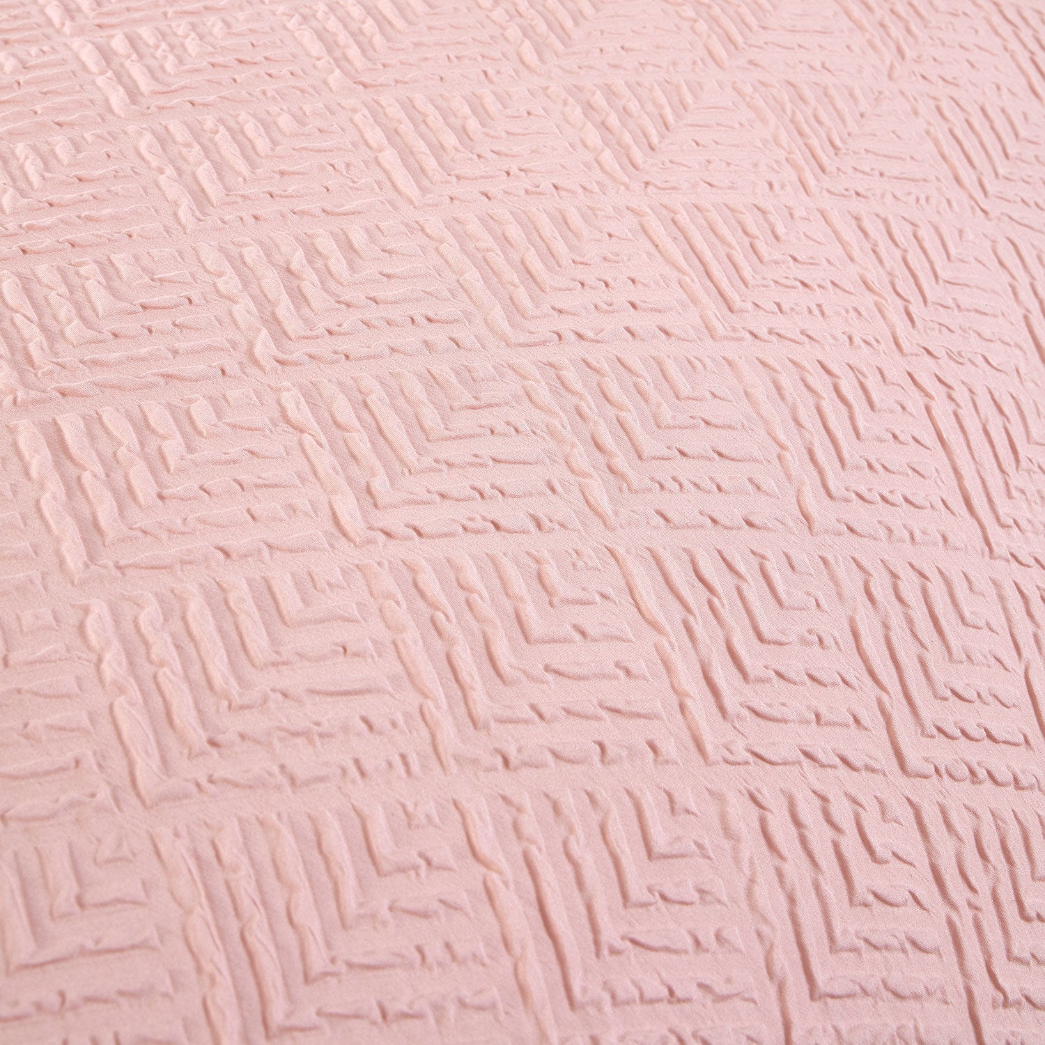 Verve Blush 3D Chevron Super Soft Duvet Set