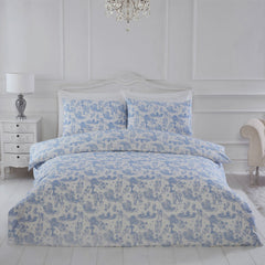 Toile Blue 100% Cotton Duvet Set