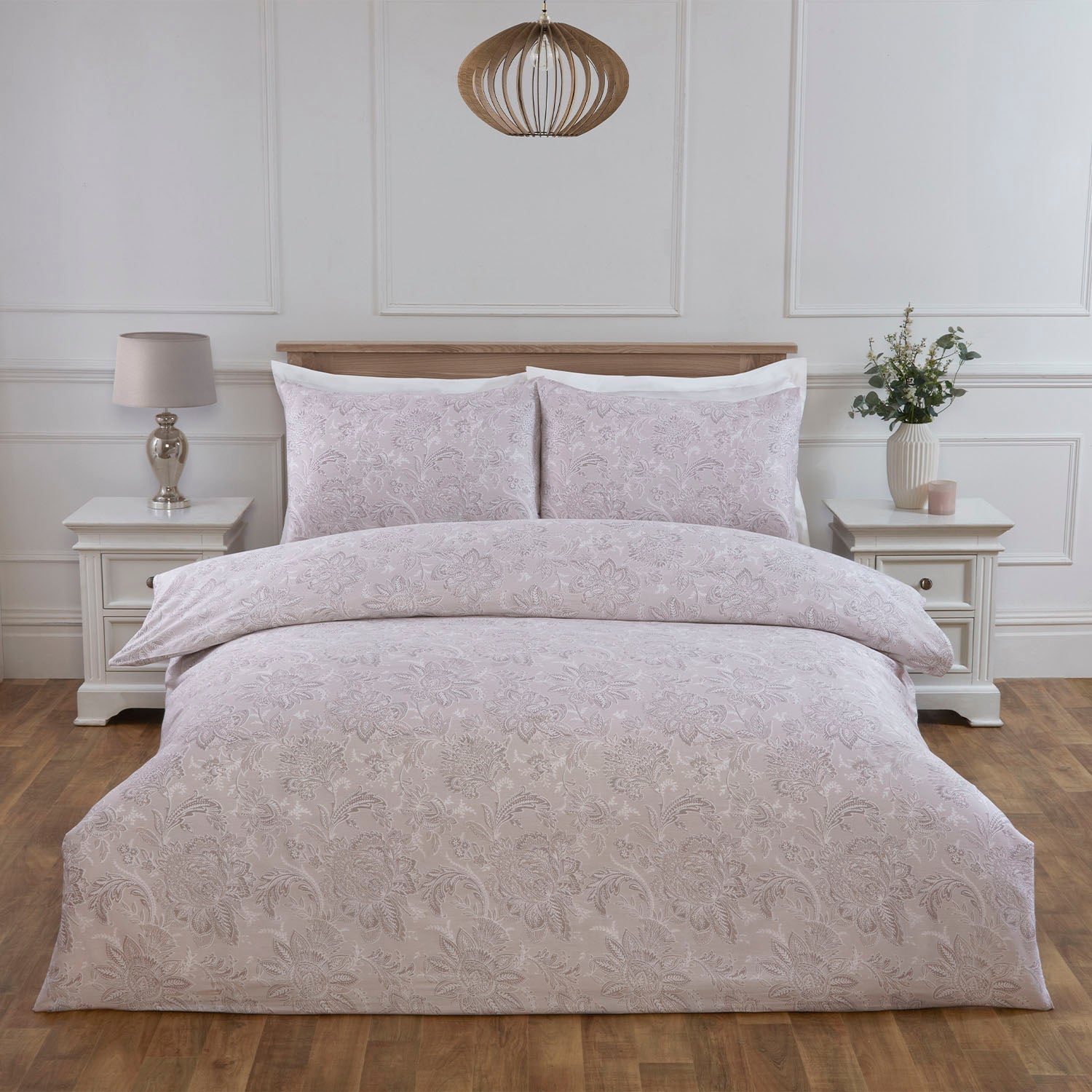 Monroe Natural 200 Thread Count 100% Cotton Duvet Set